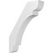 Ekena Millwork 5 1/2-in. W x 24-in. D x 32-in. H Olympic Architectural Grade PVC Knee Brace BRCP055X24X32OLY - alternate 1
